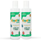 DIADIE KIDS Jabón líquido desodorante para axilas y pies. Para niños. Unisex. Elimina mal olor