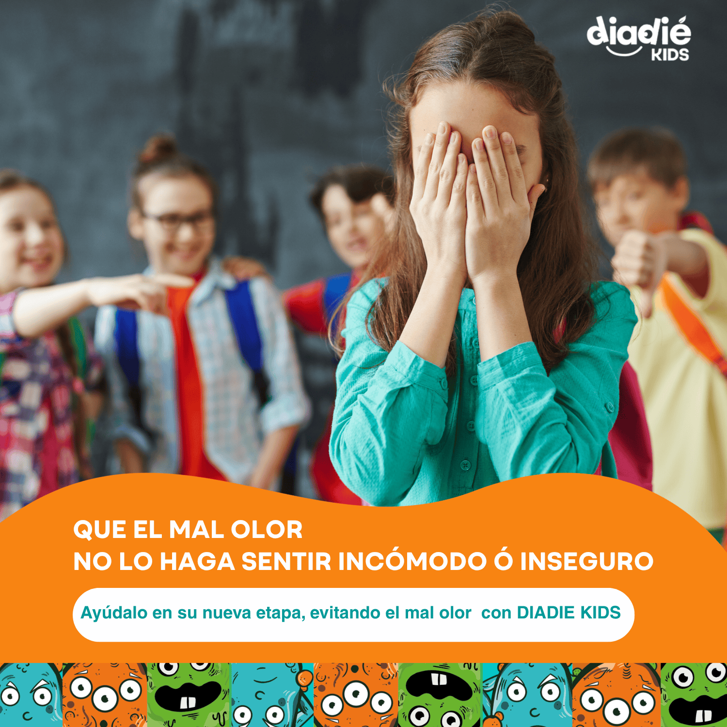 DIADIE KIDS Desodorante Natural para Niños | Sin Aluminio | Hipoalergénico | Original | 7+ años | 60g | 2 Piezas