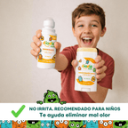 DIADIE KIDS Desodorante natural para niños. Unisex. Elimina mal olor. Rollon