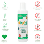DIADIE KIDS Jabón líquido desodorante para axilas y pies. Para niños. Unisex. Elimina mal olor